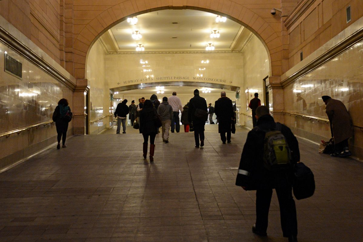 15 Ramp From The Lower Level To The Main Concourse In New York City Grand Central Terminal